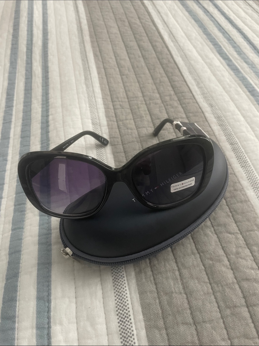 Tommy Hilfiger Black Frame Sunglasses